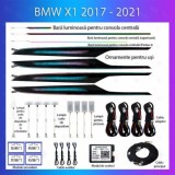 Lumini Ambientale BMW Seria X1 2017-2021 dedicat trim control telefon sau sistem original CarStore Technology