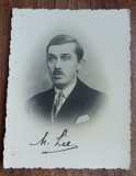 QW18 77 - Fotografie foarte veche - distins domn - anii 1940, Alb-Negru, Europa, Portrete
