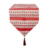 Cumpara ieftin Traversa masa textil multicolor Craciun Reni 33x180 cm