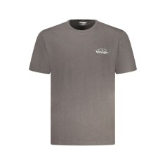 Tricou barbati, cu mini imprimeu cu logo, Regular fit, Negru, S