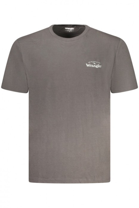 Tricou barbati, cu mini imprimeu cu logo, Regular fit, Negru, S