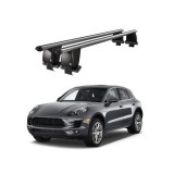 Bare transversale aluminiu pentru Porsche Macan 95B 2013+, plafon neted