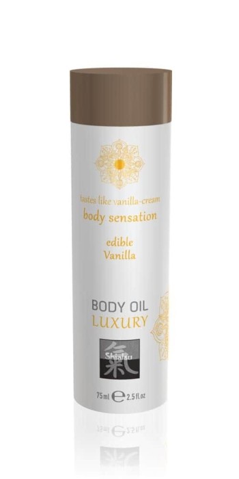 Ulei De Corp Luxuriant Comestibil - Vanilie, 75 ml