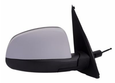 Oglinda exterioara Opel Meriva 05.2003-06.2010 partea stanga View Max crom convex carcasa prevopsita grunduita reglare manuala prin cablu fara incalz foto