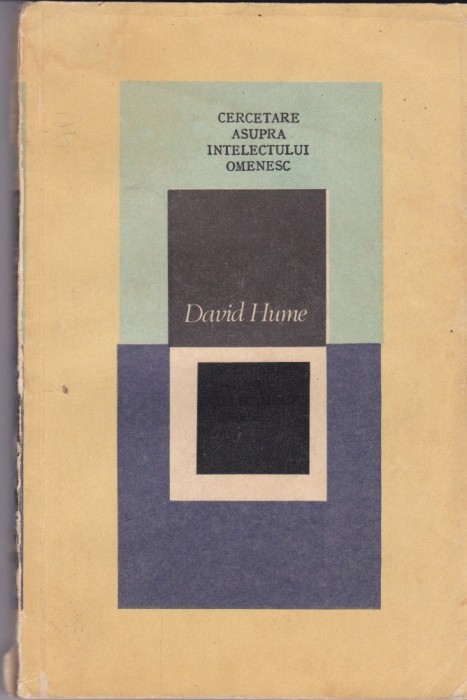 AS - DAVID HUME - CERCETARE ASUPRA INTELECTULUI OMENESC