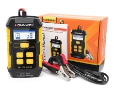 Tester Baterie Auto KONNWEI KW510, Testare CCA, Incarcare, Reparatie, Suport 12V, Rezistenta, SOH, SOC, Test Ripple, Suport AGM GEL EFB