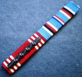 M.170 USA SUA ARMY 2 BARETE GOOD CONDUCT 4k + AMERICAN CAMPAIGN MEDAL RIBBON