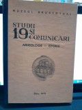 Studii si 19 comunicari arheologie-istorie