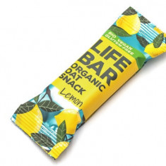 Lifebar baton de ovaz cu lamaie fara gluten bio 40g