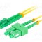 Patch cord fibră optică LANBERG LC/APC - SC/APC 1m monomod