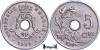 1902, 5 Centimes - Leopold al II-lea - Regatul Belgiei - inscripție olandeză, Europa