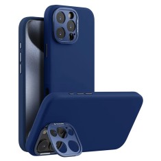Husa iPhone 16 Pro Max Nillkin Lens Wing Magnetic, albastru foto