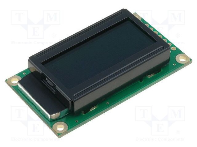 Afişaj LCD alfanumeric FSTN 8x2 negru LED RAYSTAR OPTRONICS