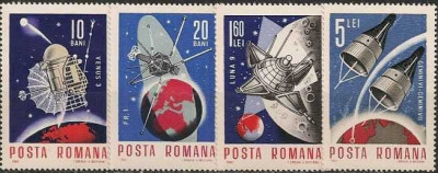 1966 - Cosmonautica I, serie neuzata foto