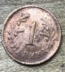 MNDSTR053 Finlanda (curatata) 1 Markka 1951