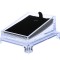 Expozor pentru pandantive din acril transparent si catifea neagra WZ4451