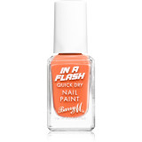 Barry M IN A FLASH lac de unghii cu uscare rapida culoare Snappy Red 10 ml