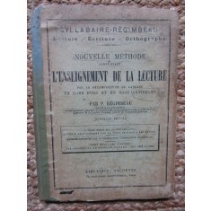P. Regimbeau - Nouvelle methode simplifiant l&#039;enseignement de la lecture