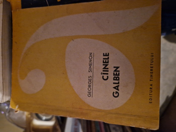 C&acirc;inele galben vintage