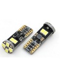 Led auto Canbus T10 cu 8 SMD 12-24V, Xenon Bright
