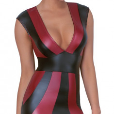 Rochie Sexy, Wetlook, Rosu/Negru, S