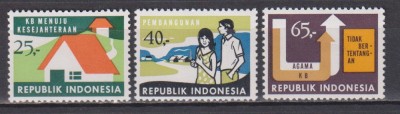 INDONEZIA 1974 ACTIVITATI MI.787-789 MNH foto