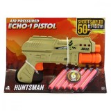 Pistol Alpha Echo cu 6 gloante din burete, Huntsman, Lanard Toys