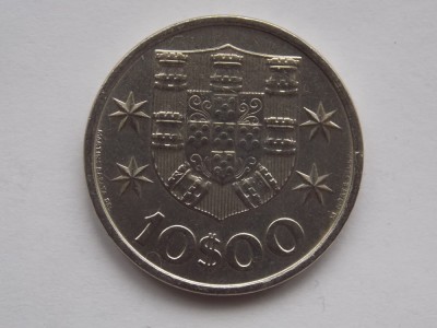 10 ESCUDOS 1974 PORTUGALIA foto