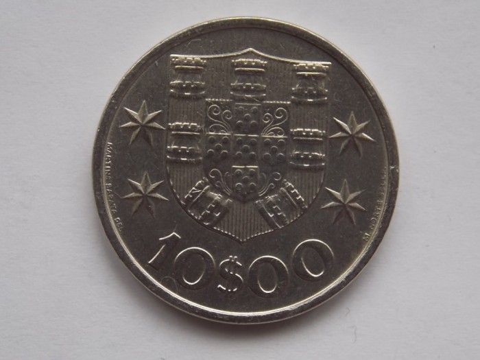 10 ESCUDOS 1974 PORTUGALIA
