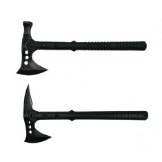 Set doua Topoare Survivor, otel inoxidabil, DEPOX&reg;, negru, 39 cm, teaca inclusa