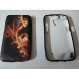 Husa Samsung Galaxy Core LTE (G386) Fire Design - Capac Protectie Telefon