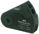 Ascutitoare plastic dubla Sleeve Faber Castell VERDE
