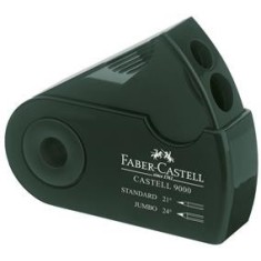 Ascutitoare plastic dubla Sleeve Faber Castell VERDE