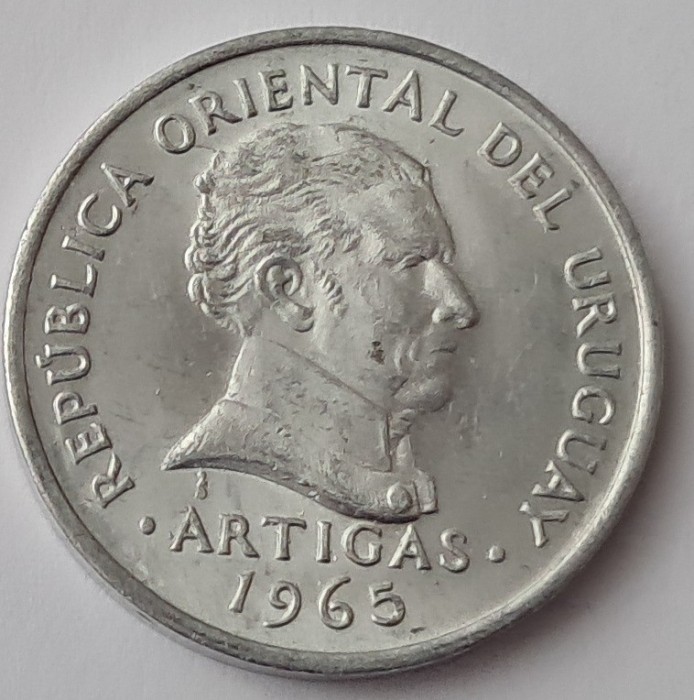 Uruguay, 20 Centesimos 1965