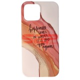 Husa iPhone 13 Pro Max, TPU Matte, Design 04, IMD, Protectie Premium