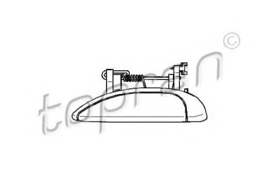 Maner usa RENAULT SYMBOL I (LB0/1/2) (1998 - 2008) TOPRAN 700 558 foto