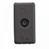 Priza TV de trecere 1M Gewiss System negru GW21229