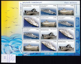2005 Ziua Marcii Postale Minicoala cu 3 serii LP1688a MNH, Transporturi, Nestampilat