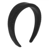 Coroniță Păr, Chunky, Stras Negru, Poliester