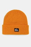 Quiksilver caciula culoarea portocaliu, din tricot gros