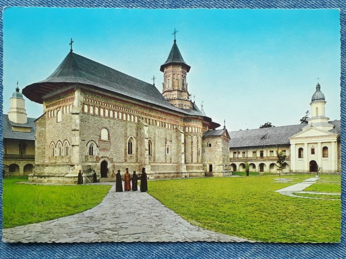 439 - Manastirea Neamtului / carte postala Kruger necirculata