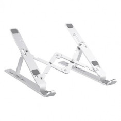 TNB iClick - Foldable aluminum stand for notebook - silver