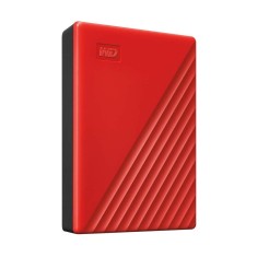 HDD extern WD 4 TB, My Passport, 2.5 inch, USB 3.2, rosu, &quot;WDBPKJ0040BRD-WESN&quot; (timbru verde 0.8 lei)