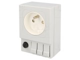 Soclu E 250VAC 6.3A IP20 pentru şină DIN
