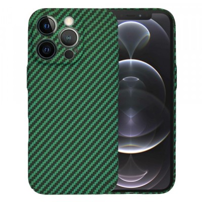 Husa pentru Apple iPhone 12 Pro, Techsuit, Carbonite FiberShell, Verde foto