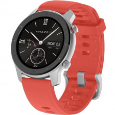 Smartwatch Amazfit GTR 42 mm Coral Red Rosu foto