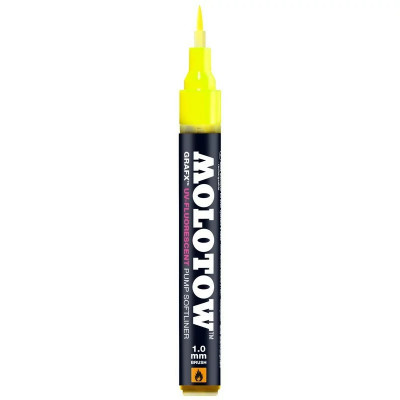 Marker Molotow UV-Fluorescent Pump Softliner 1 mm yellow UV foto