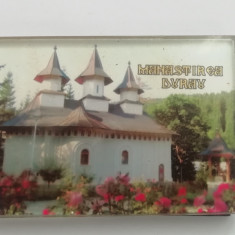 M3 C3 - Magnet frigider tematica turism - Manastirea Durau - Romania 14