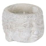 Lumanare citronella anti tantari in ghiveci forma de Buddha,1325 g, Oem