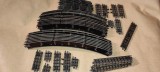 Linii sine pt. trenulet electric ( de colectie ) HORNBY DUBLO MECCANO ENGLAND scara ho - 16.5 mm din metal -